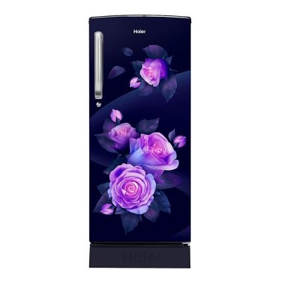 Haier 205 L Direct Cool Single Door 2 Star Refrigerator with Base Drawer (Marine Rose, HRD-2263PMR-N) 