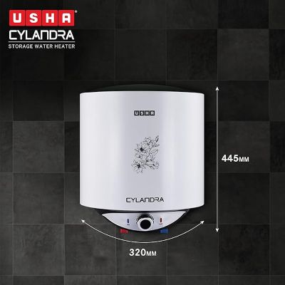 Picture of USHA Cylandra 10 L Storage Water Geyser (White)
