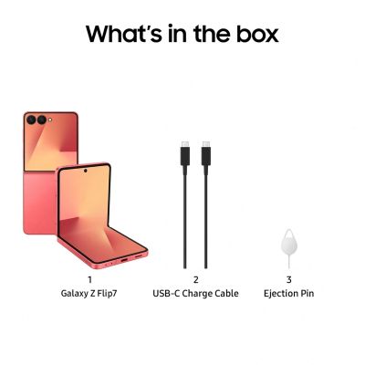Picture of Samsung Galaxy Z Flip7 5G (Coralred, 256 GB) (12 GB RAM)