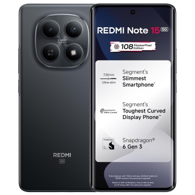 REDMI Note 15 5G (Black, 128 GB) (8 GB RAM)