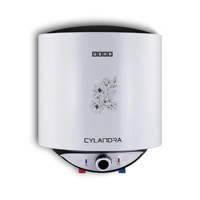 USHA Cylandra 25 L Storage Water Geyser (White)