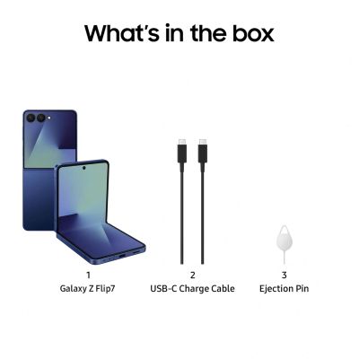 Picture of Samsung Galaxy Z Flip7 5G (Blue Shadow, 512 GB) (12 GB RAM)