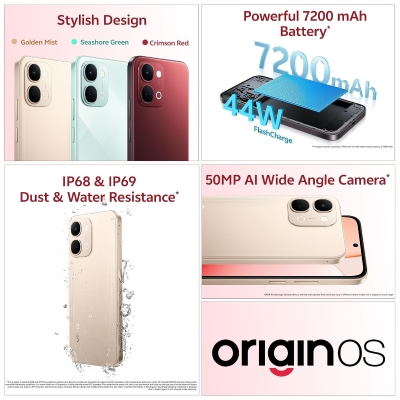 Picture of vivo Y31t 5G (Golden Mist, 128 GB) (6 GB RAM)