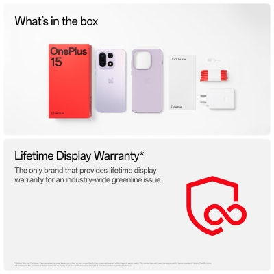 Picture of OnePlus 15 | 12GB+256GB | Ultra Violet | India's First Snapdragon® 8 Elite Gen 5 | 7300mAh Battery | Personalised AI | Game-Changing 165Hz Display | Triple 50MP Camera with 4K 120fps Dolby Vision