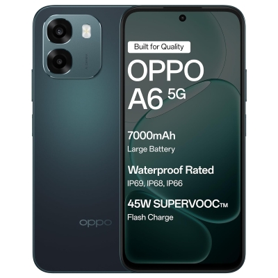 Oppo A6 5G(Sapphire Blue, 256 GB) (6 GB RAM)