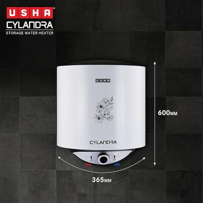 Picture of USHA Cylandra 25 L Storage Water Geyser (White)