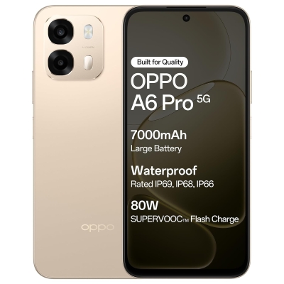 Oppo A6 Pro 5G(Aurora Gold, 128 GB) (8 GB RAM)
