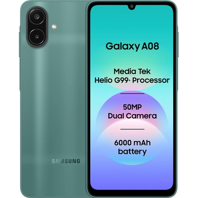 Samsung Galaxy A08 LTE (Green, 64 GB) (4 GB RAM)