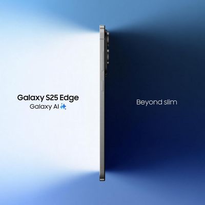Picture of Samsung Galaxy S25 Edge 5G (Titanium Silver, 512 GB) (12 GB RAM)