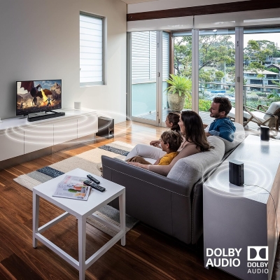 Picture of SONY HT-S20R 5.1ch Home Theatre with Digital, Subwoofer, Rear Speakers, 400 W Bluetooth Soundbar (Black, 5.1 Channel)