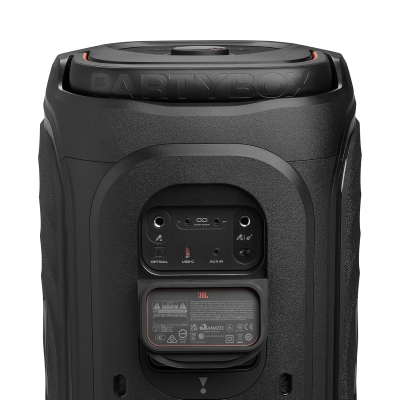 Picture of JBL Partybox 130, AI Sound Boost,Auracast, Futuristic Light Show, 15Hrs Playtime 200 W Bluetooth Party Speaker (Black, Stereo Channel)