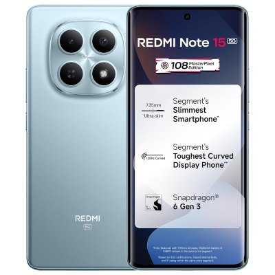 REDMI Note 15 5G (Glacier Blue, 128 GB) (8 GB RAM)