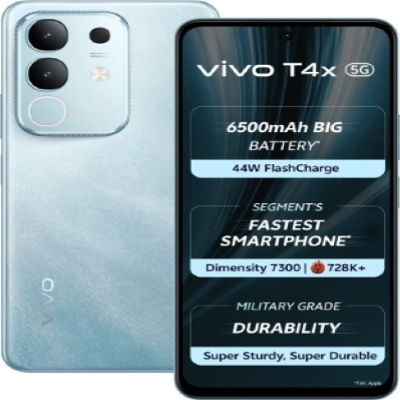 Vivo T4x 5G (Marine Blue, 128 GB) (6 GB RAM)