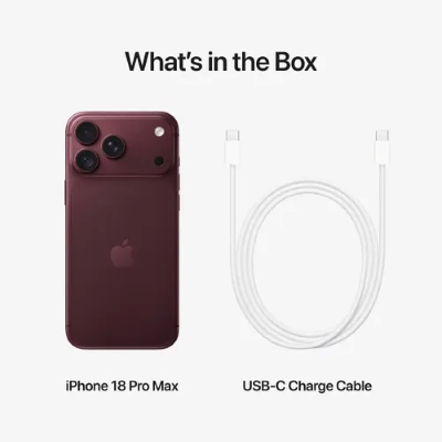 Picture of Apple iPhone 18 Pro max (Burgundy, 512 GB)