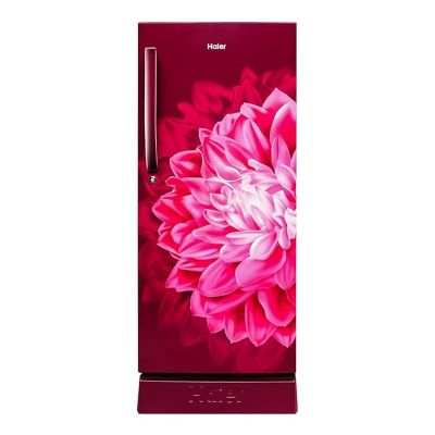 Haier 190 L Direct Cool Single Door 5 Star Refrigerator (Maroon, HRD-2103PRD-P)