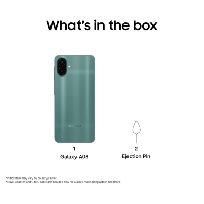 Picture of Samsung Galaxy A08 LTE (Green, 64 GB) (4 GB RAM)