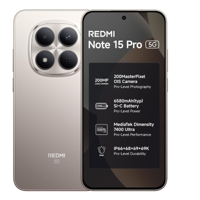 REDMI Note 15 Pro 5G (Silver Ash, 128 GB) (8 GB RAM)