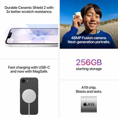 Picture of Apple iPhone 17e (Soft Pink, 256 GB)