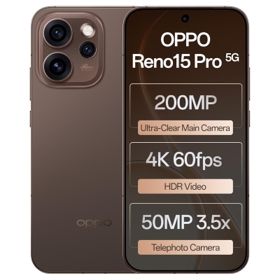 Picture of OPPO Reno15 Pro 5G (Cocoa Brown, 512 GB) (12 GB RAM)