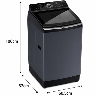 Picture of BOSCH washing machine, top loader 680 rpm (WOI115B0IN)