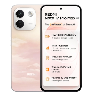 REDMI Note 17 Pro Max 5G (Secret Sunrise, 256 GB) (12 GB RAM)