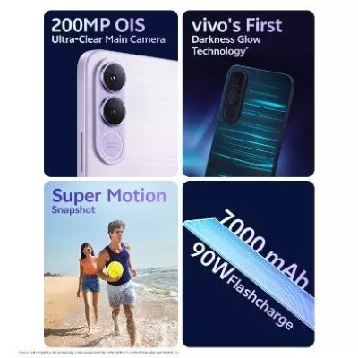 Picture of vivo V70 FE (Northern Lights Purple, 256 GB) (12 GB RAM)