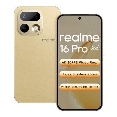 Picture of realme 16 Pro 5G (Master Gold, 256 GB) (8 GB RAM)