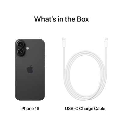 Picture of Apple iPhone 16 (Black, 128 GB)