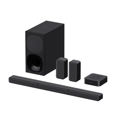 SONY HT-S40R 5.1ch Home Theatre with Dolby Digital, Subwoofer, Rear Speakers, 600 W Bluetooth Soundbar (Black, 5.1 Channel)
