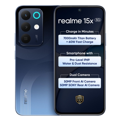 Picture of realme 15x 5G (Marine Blue, 128 GB) (6 GB RAM)