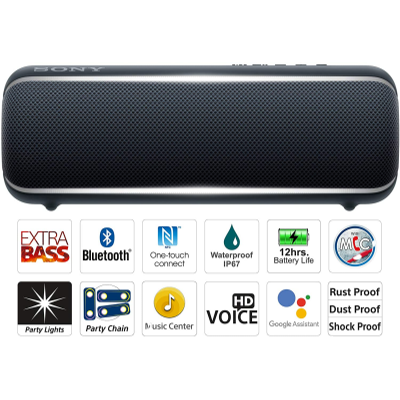 Bajaj Electronics Sony Srs Xb22 Wireless Extra Bass Bluetooth Speaker Black