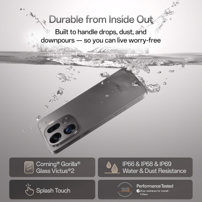 Picture of OPPO Find X9 Pro (Titanium Charcoal, 512 GB) (16 GB RAM)