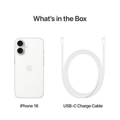 Picture of Apple iPhone 16 (White, 128 GB)