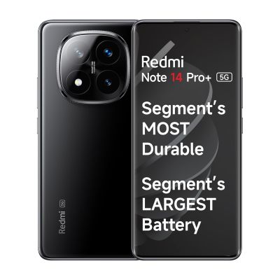 REDMI Note 14 Pro+ 5G (Titan Black, 256 GB) (8 GB RAM)