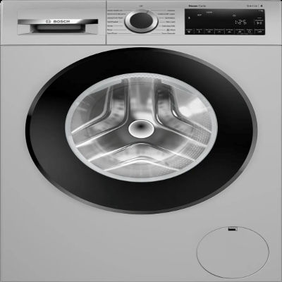 BOSCH 7 kg Fully Automatic Front Load Washing Machine with In-built Heater Silver (WGA1220SIN)
