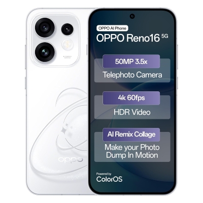 OPPO Reno16 5G (Starry White, 256 GB) (12 GB RAM)