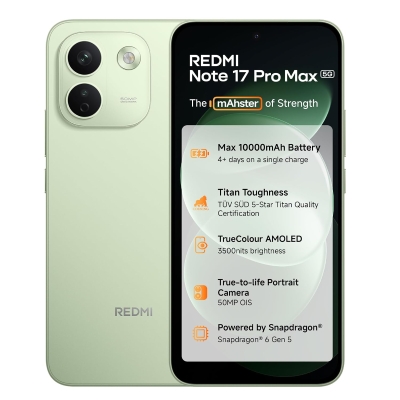 REDMI Note 17 Pro Max 5G (Matcha Green, 256 GB) (12 GB RAM)