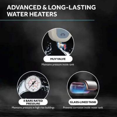 Picture of Haier EI3V-C1(I)-P 3 L Instant Water Geyser (Ivory)