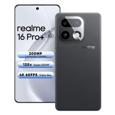 Picture of realme 16 Pro+ 5G (Master Grey, 256 GB) (12 GB RAM)