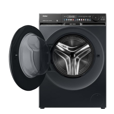 Picture of Haier 12 kg 5 Star Wi-Fi Inverter Fully Automatic Front Load Washing Machine (F9, HW120-DM14F9BKU1, Direct Motion Motor, Black)
