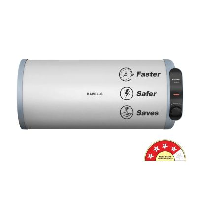 Havells Fabia Slim Storage Water Heater 15 L (Geyser, White Blue-RH)