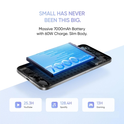 Picture of realme 16 5G (Air Black, 256 GB) (12 GB RAM)
