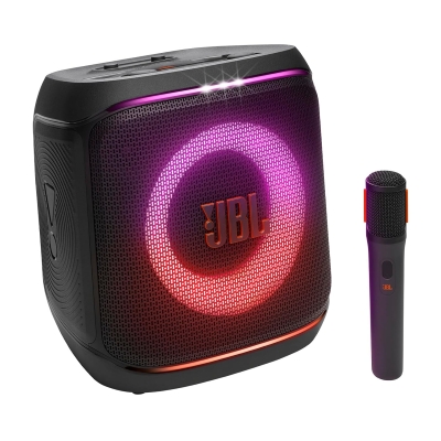 JBL Partybox Encore 2 with Mic,AI Sound Boost,Dynamic Light Show,Upto 15Hrs Playtime 100 W Bluetooth Soundbar (Black, Stereo Channel)