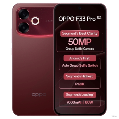 OPPO F33 Pro 5G (Passion Red, 256 GB) (8 GB RAM)