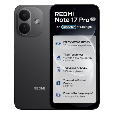 REDMI Note 17 Pro 5G (Stealth Black, 128 GB) (8 GB RAM)