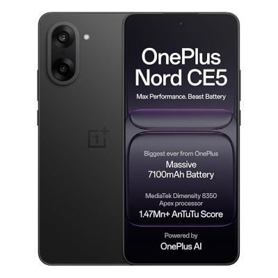 OnePlus Nord CE5 5G (Black Infinity, 128 GB) (8 GB RAM)