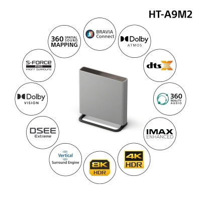 Picture of SONY HT-A9M2 504 W Bluetooth Home Theatre (Grey, 4.1 Channel)