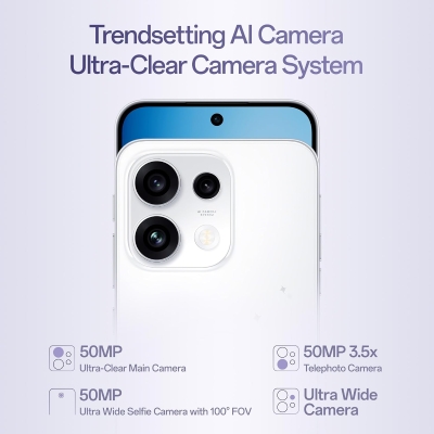 Picture of OPPO Reno16c 5G (Starry White, 128 GB) (8 GB RAM)