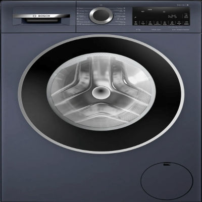 BOSCH 9 kg Fully Automatic Front Load Washing Machine with In-built Heater Black, Grey, Silver (WGA244ZPIN)