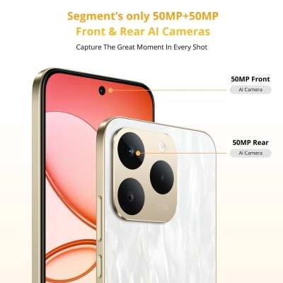 Picture of realme 15T 5G (Flowing Silver, 256 GB) (8 GB RAM)